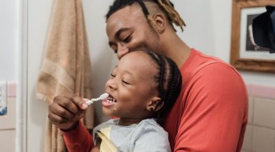 Brushing A Toddler's Teeth